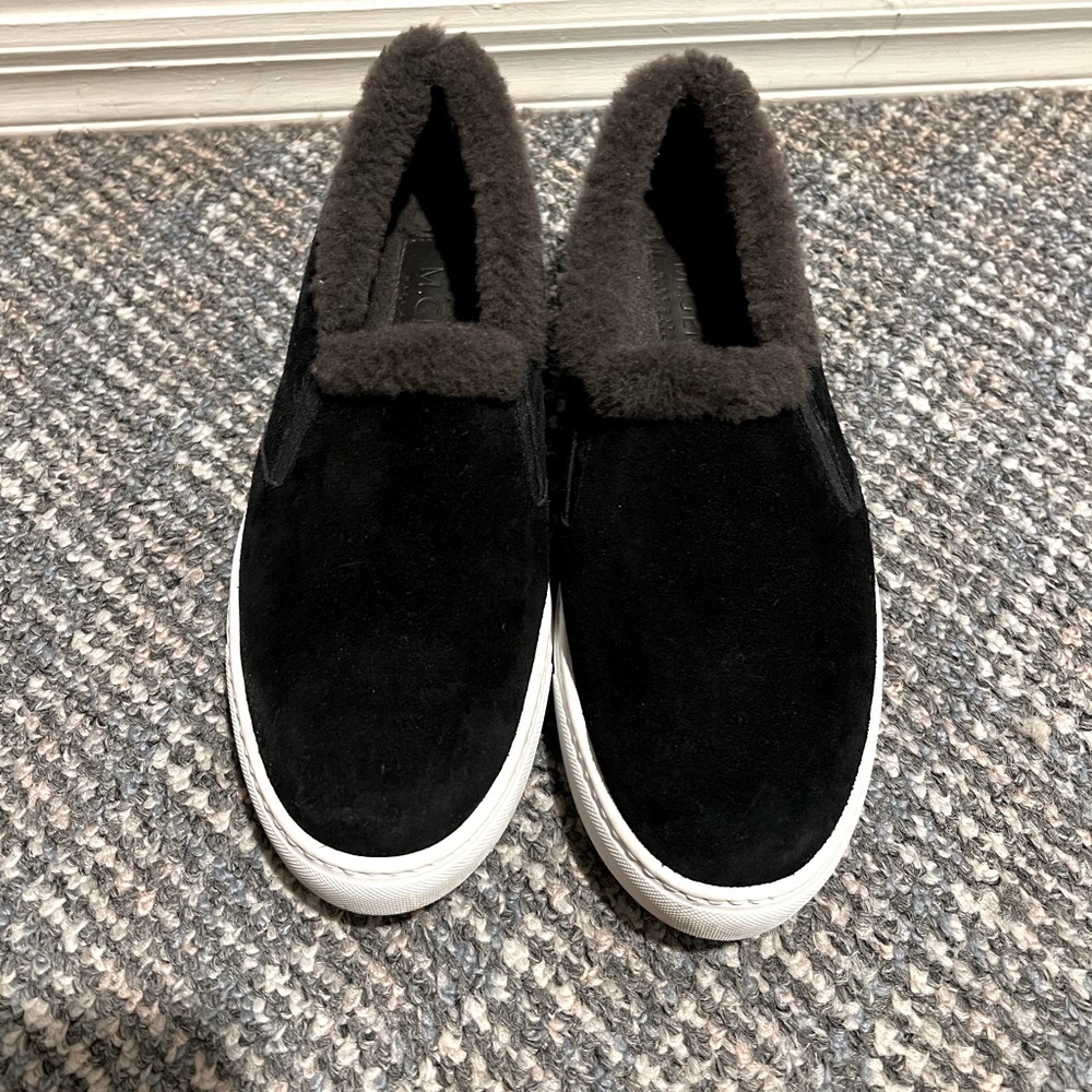 M.Gemi Cerchio Shearling Fur Sneakers Size 38